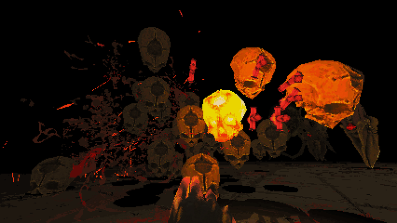 Illustration for article titled Devil Daggers is an irresistible Sisyphean nightmare